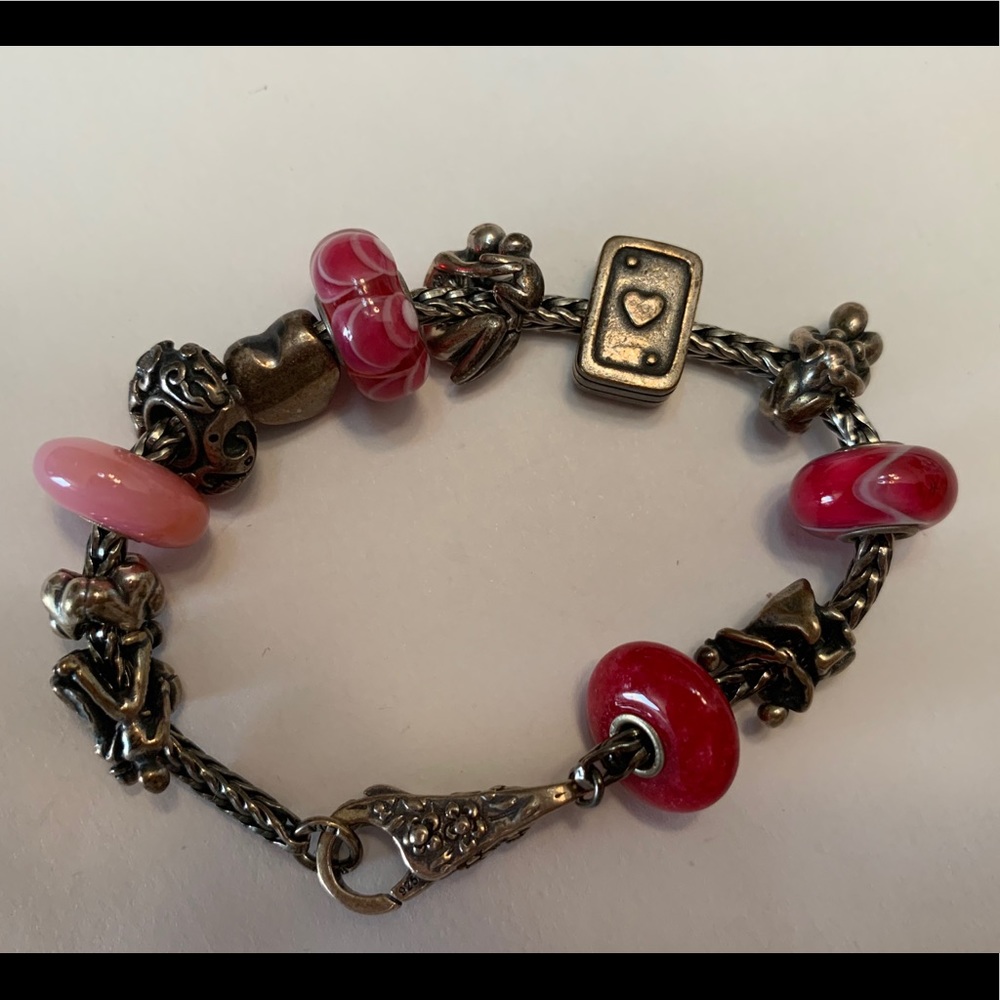 TrollBeads Jade and Sterling Bracelet